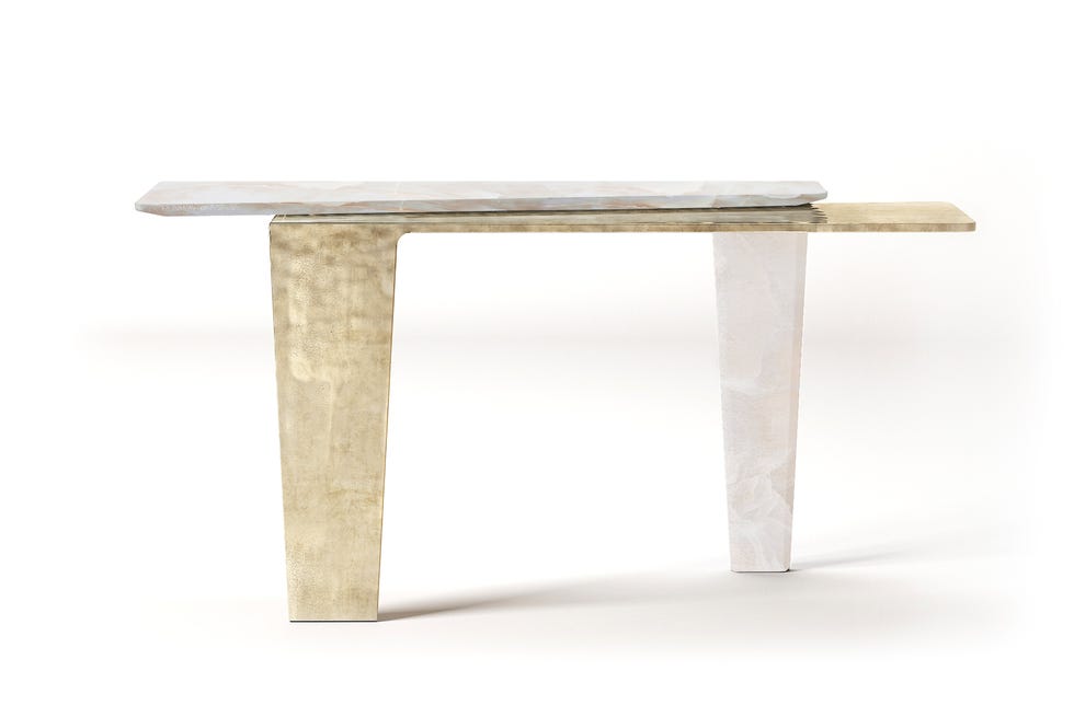 Console table Visionnaire Milan 2024 a marble console table