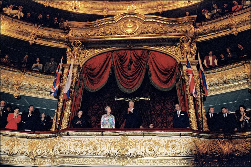 visit of queen elisabeth ii to moscow, bolshoi theatre