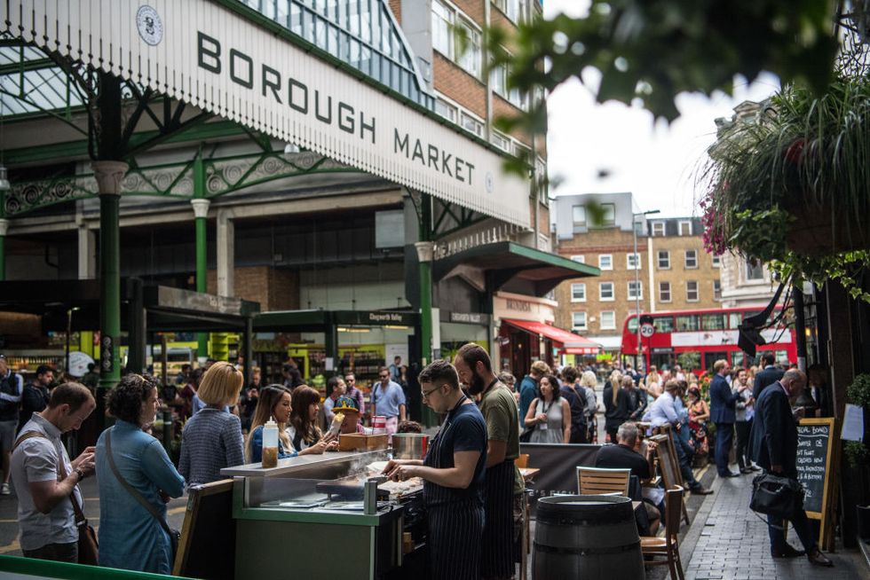 borough market one month after terror attack