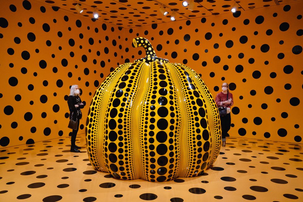 one with eternity yayoi kusama in the hirshhorn collection in washington, dc