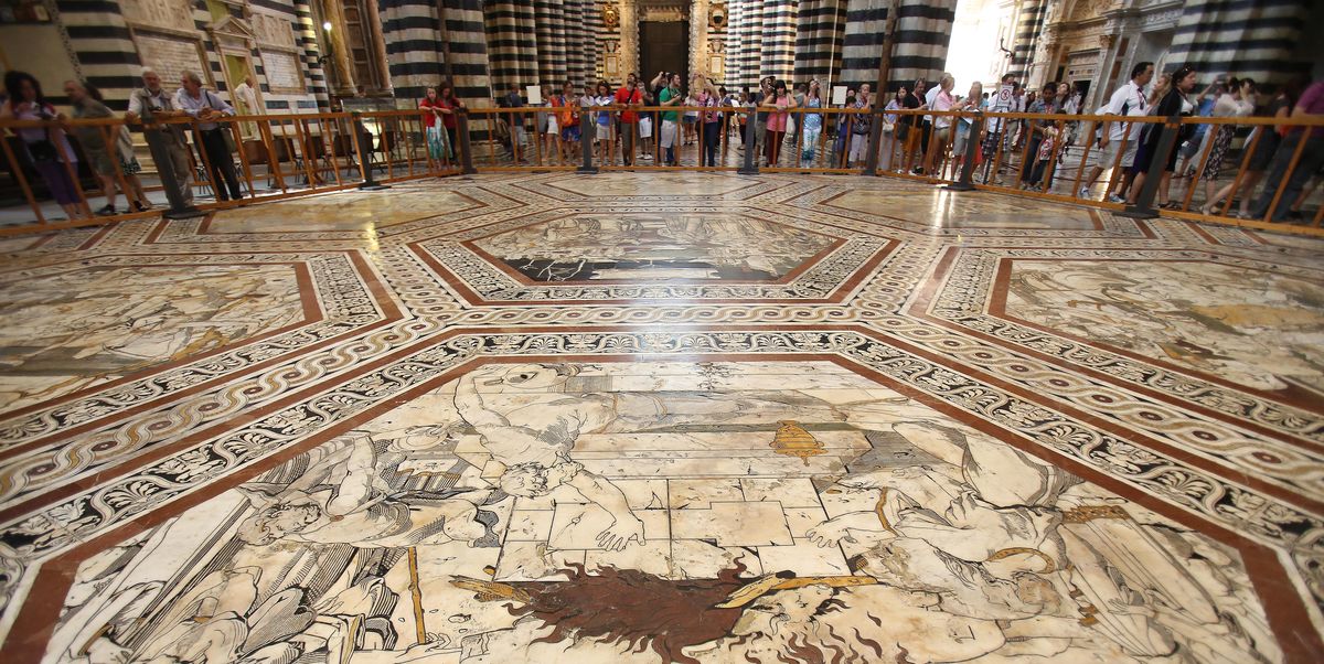 Il Pavimento Originale Del Duomo Di Siena