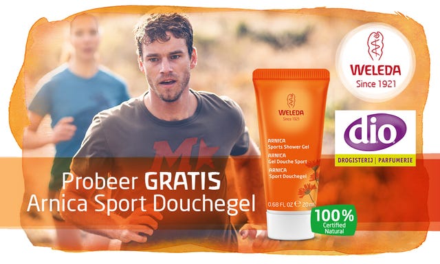 soepelen spieren, Arnica sport douchegel, weleda, herstel