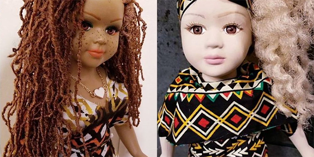 Doll with online vitiligo