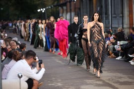 the attico runway milan fashion week womenswear springsummer 2024