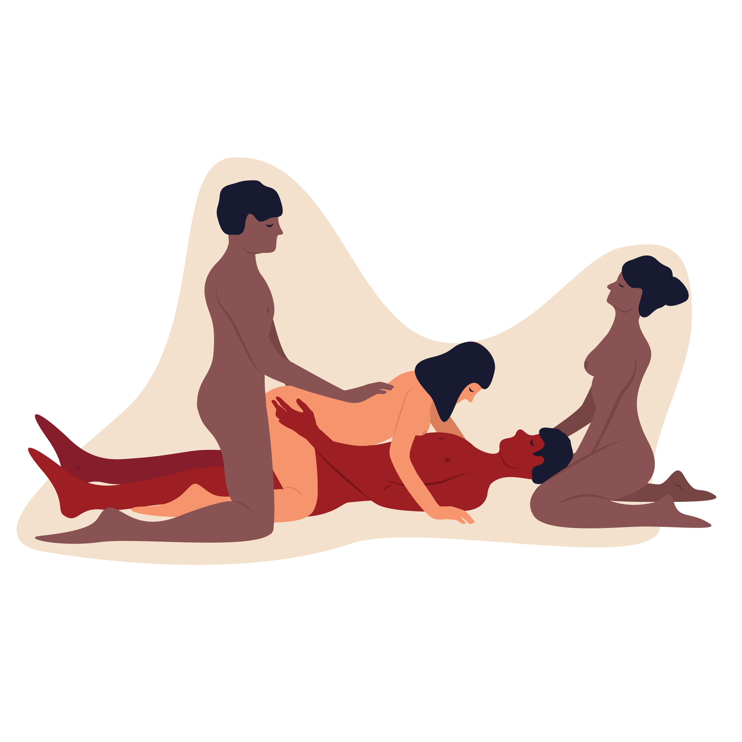 11 Foursome Sex Positions for Double the Pleasure and