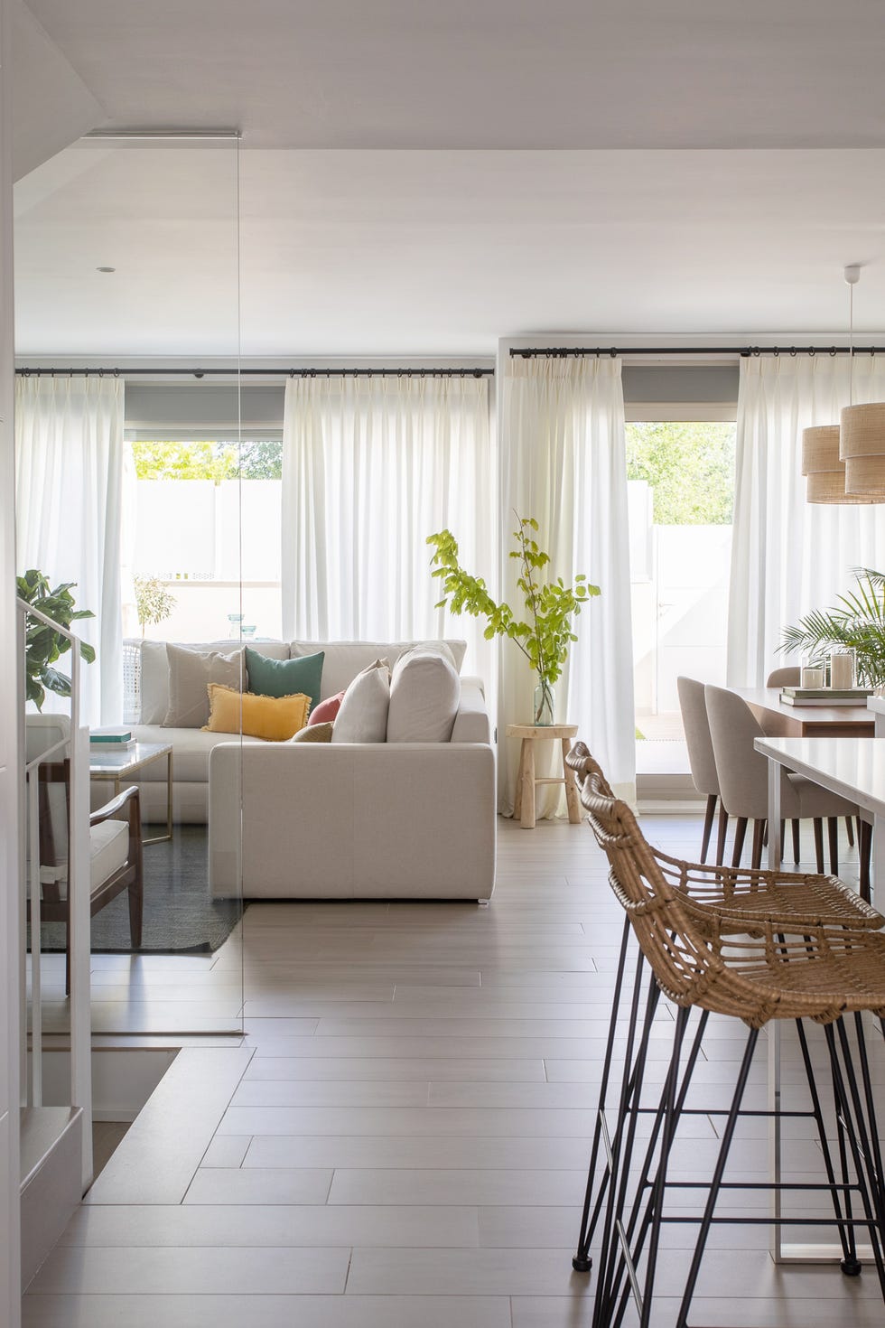 cocina abierta al salón