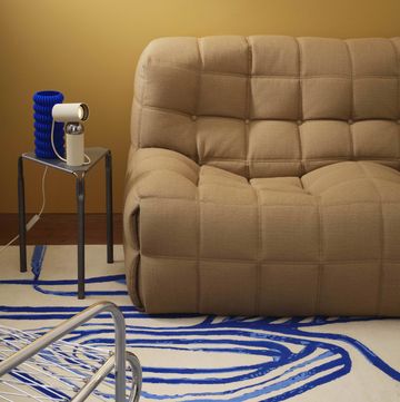 caramel and cobalt designer furniture