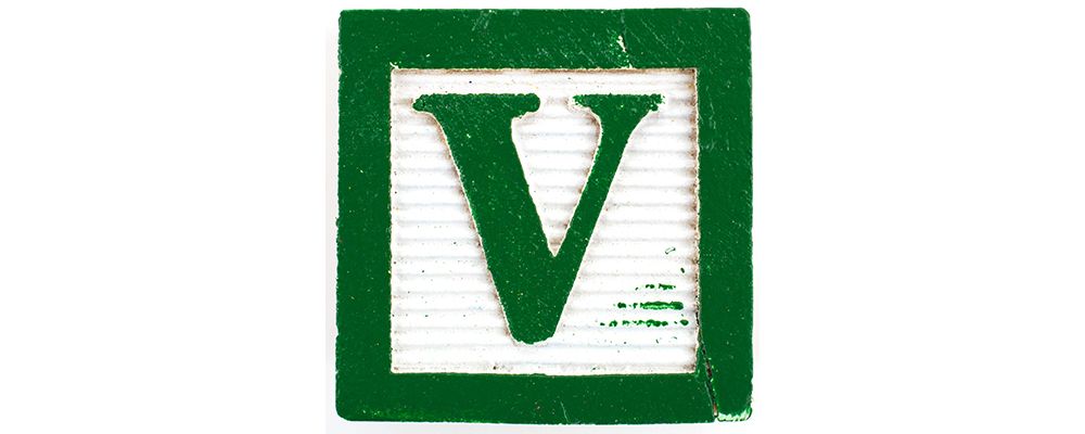 Letter V