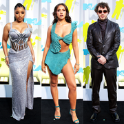 2022 vmas best and worst dressed including chloe bailey tate mcrae jack harlow khalid dove cameron and dixie damelio
