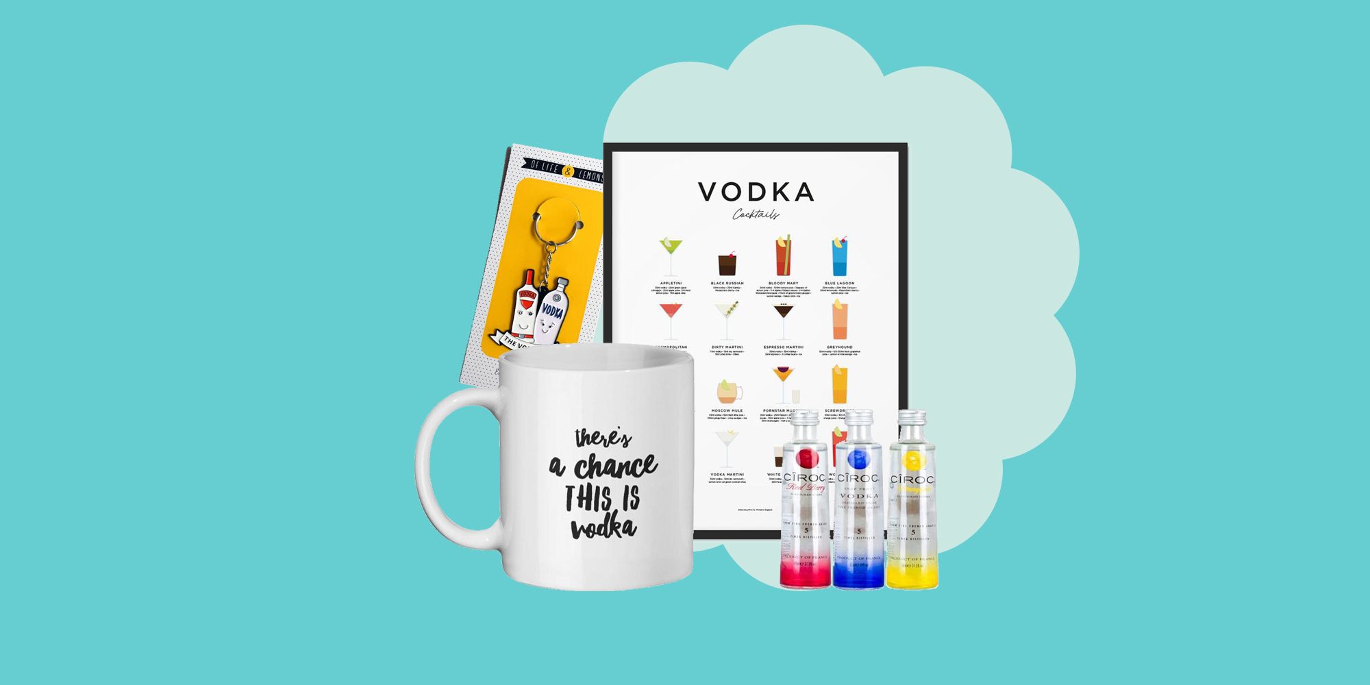 Personalised Vodka Bar Treat Hamper Gift Crate – Love Lumi Ltd