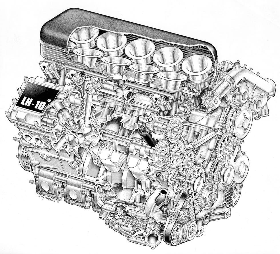 engine drawing