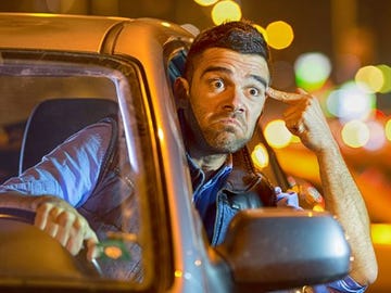 Light, Fun, Human, Photography, Night, Rickshaw, Facial hair, Sitting, Amusement ride, Car, 