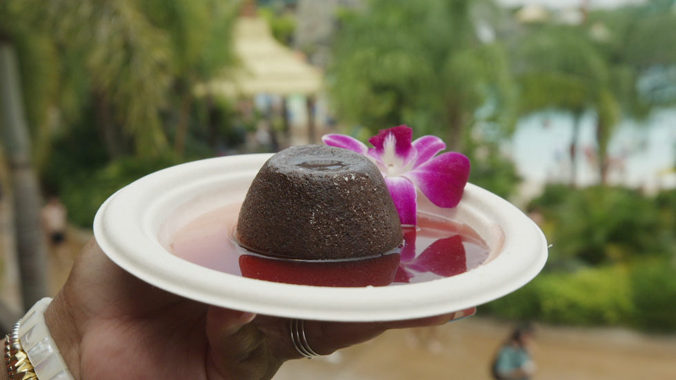 volcano bay lava cake