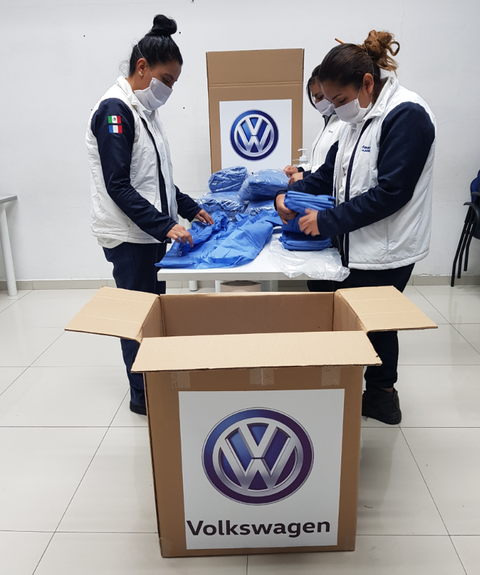 VW and Faurecia Gowns for Coronavirus