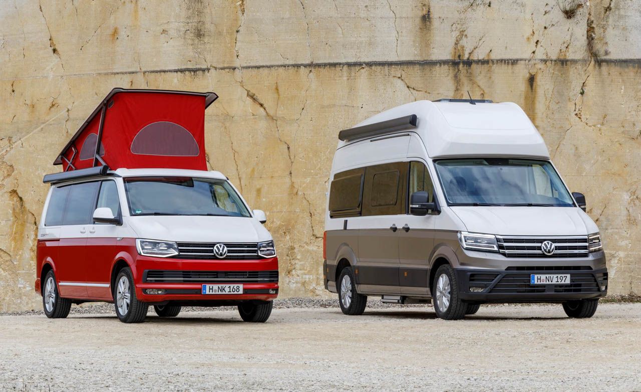 man voor Discriminatie Volkswagen Grand California Is a Fully Outfitted Pop-Top Camper Van