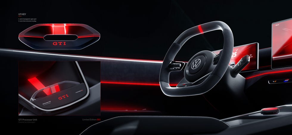 volkswagen id gti interior concept