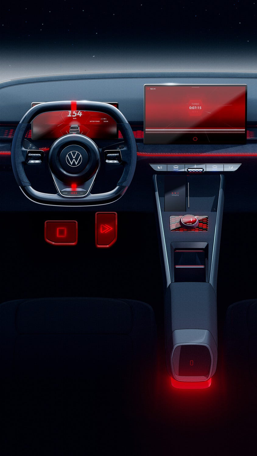 volkswagen id gti interior concept