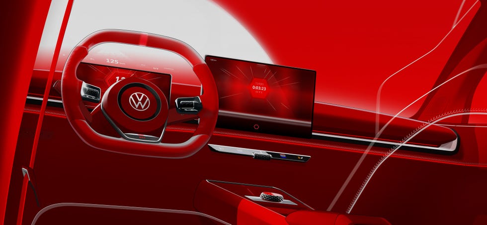 volkswagen id gti interior concept