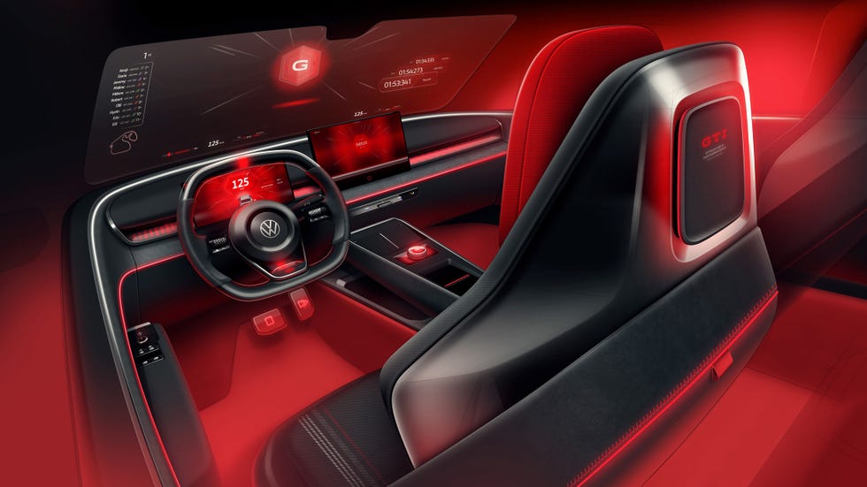 volkswagen id gti interior concept