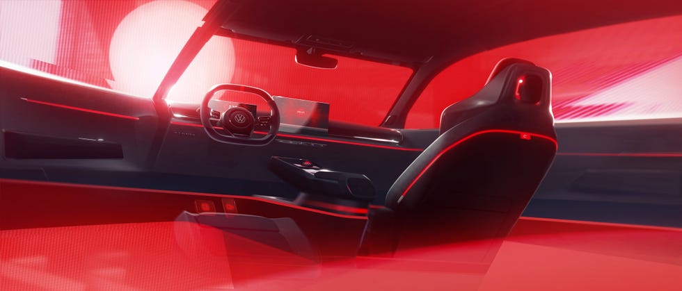 volkswagen id gti interior concept