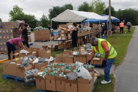 second harvest food bank holds mobile food drop in kissimmee