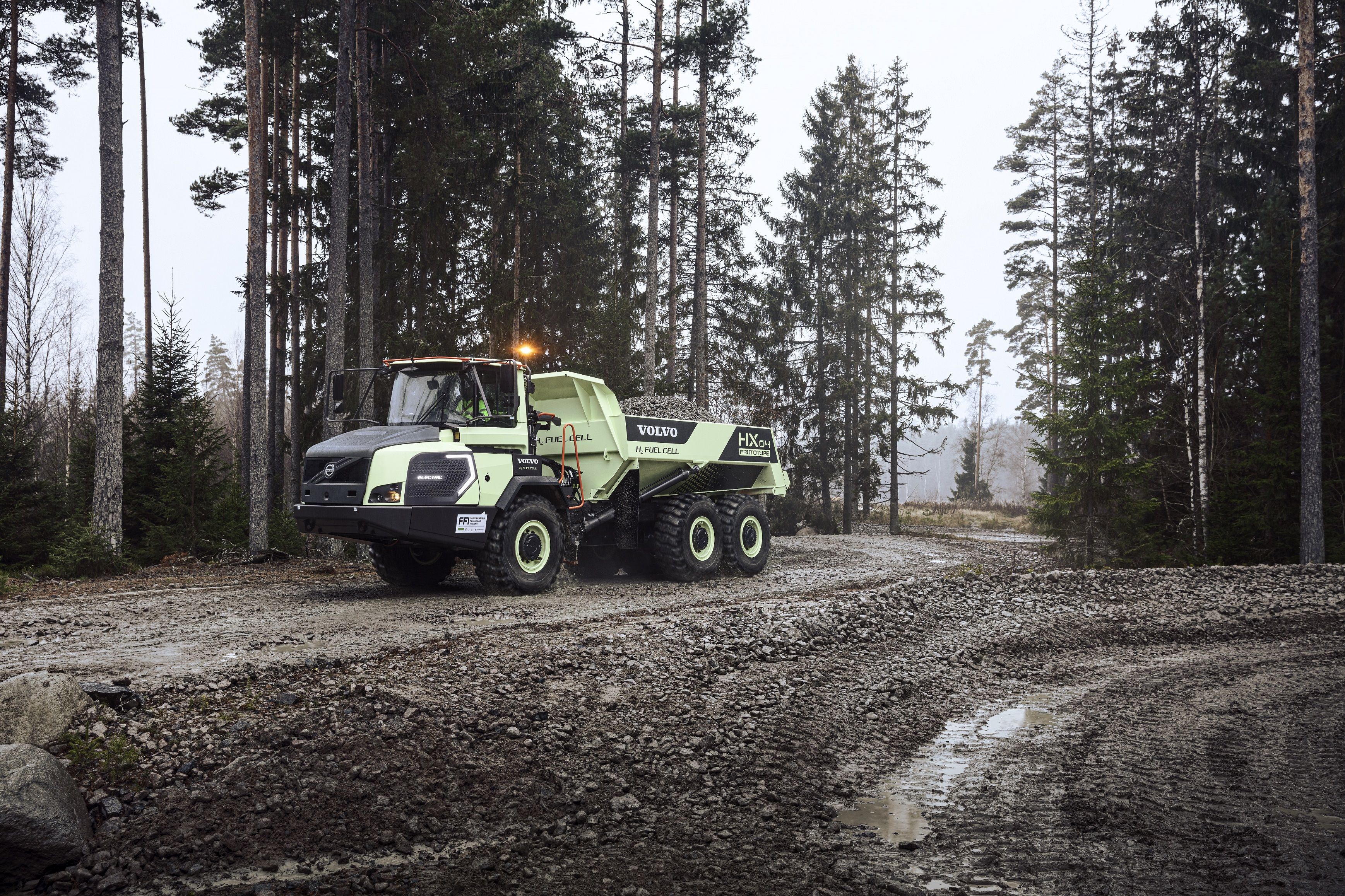 Volvo Creates First Hydrogen Articulated Hauler