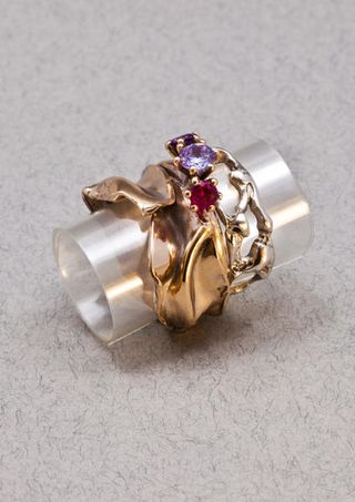 Jewellery, Gemstone, Ring, Fashion accessory, Body jewelry, Amethyst, Engagement ring, Ruby, Finger, Wedding ring, 