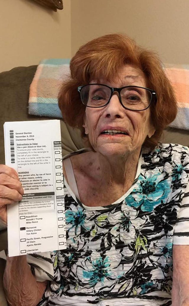 This Woman Waited 90 Years to Vote for a Female President, Then