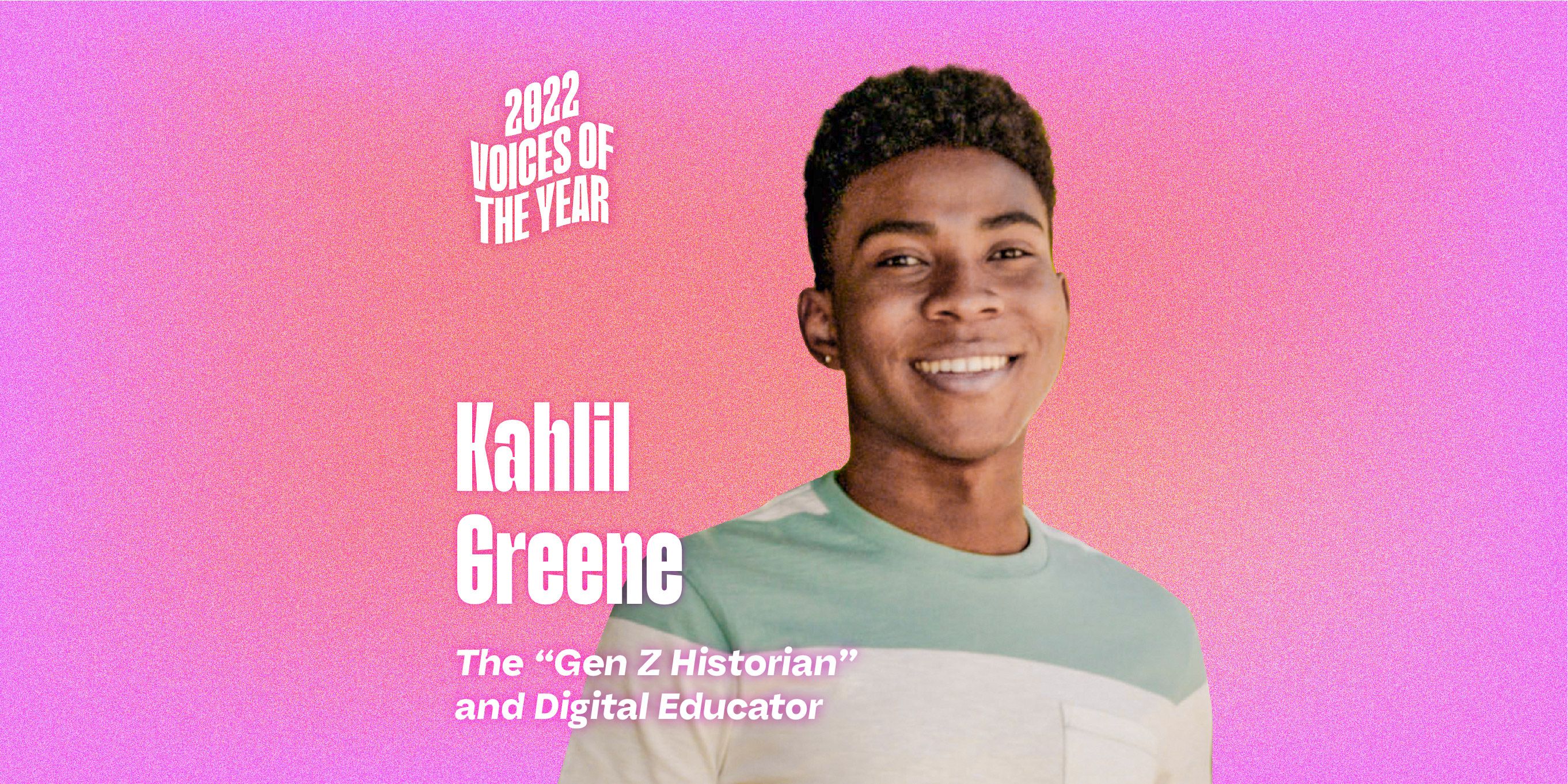 Bio — Kahlil Greene