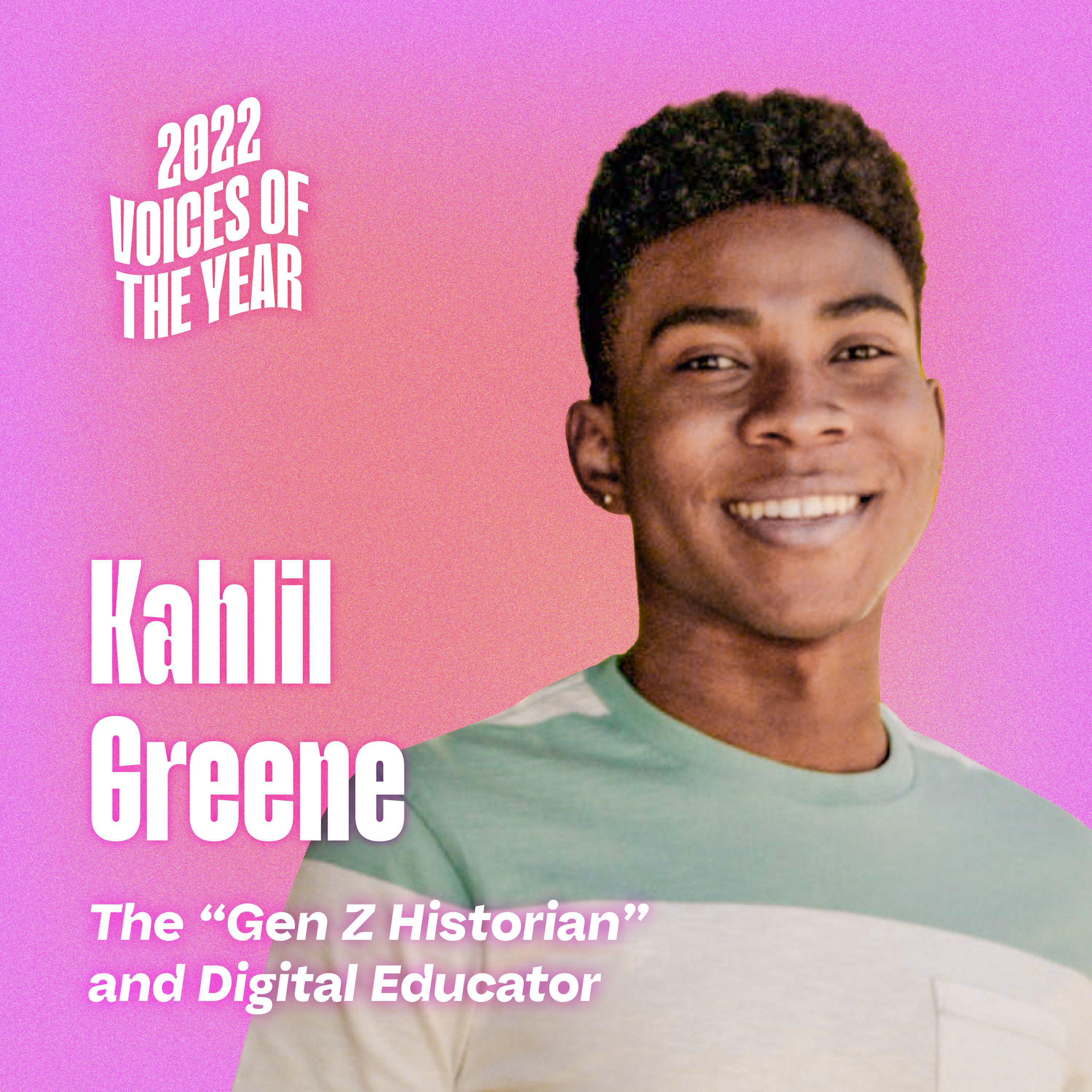 kahlil greene 2022 seventeen voices of the year