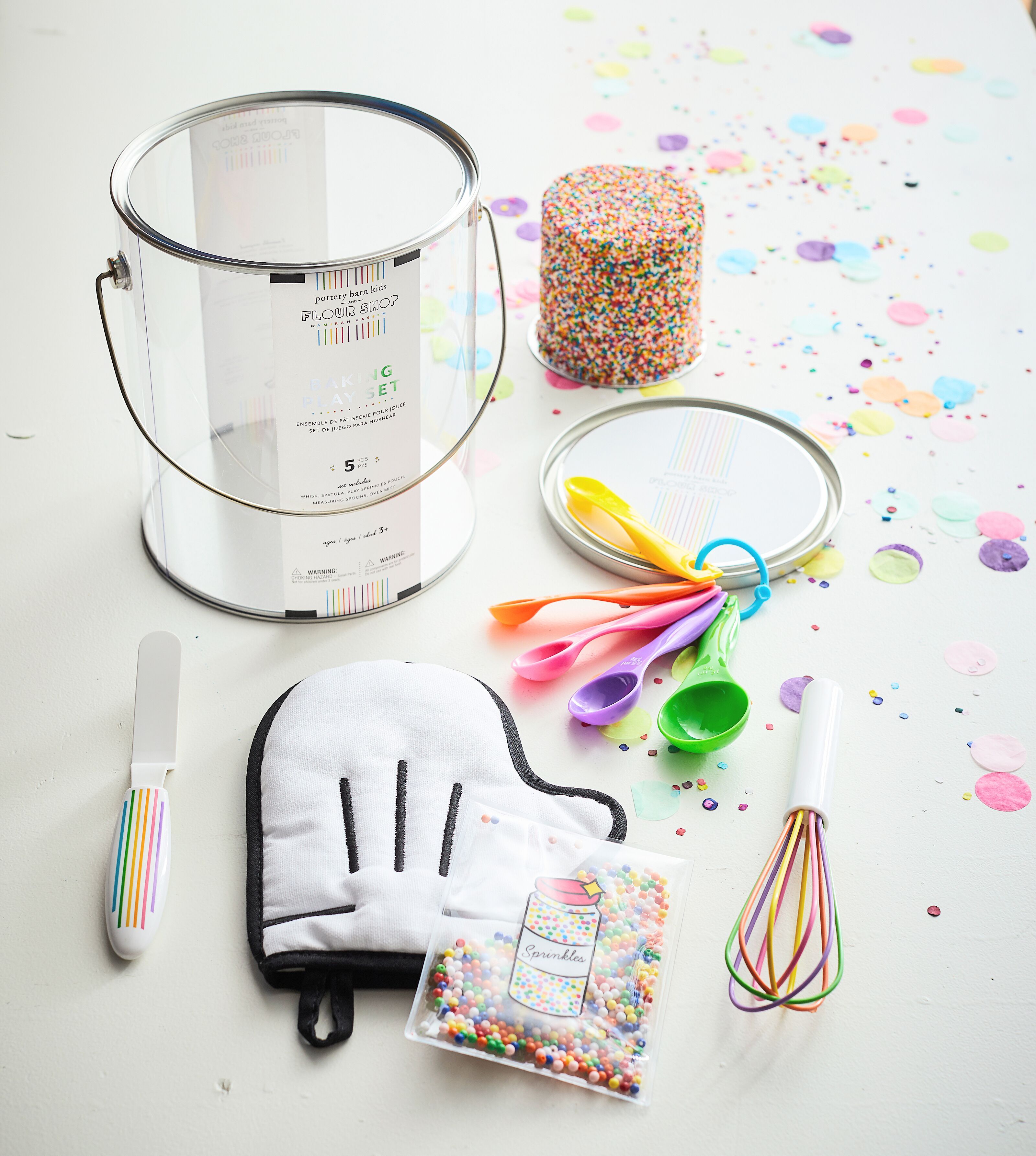 Flour Shop Rainbow Measuring Cups and Spoons