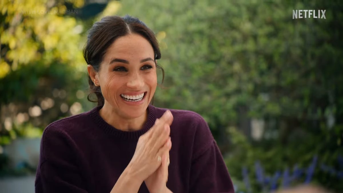 Duchess Meghan's $1,680 Plum Sweater Is Peak Quiet Luxury