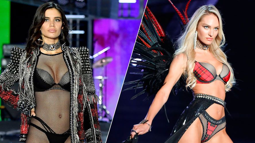 New Victoria's Secret models stretch their wings on runway