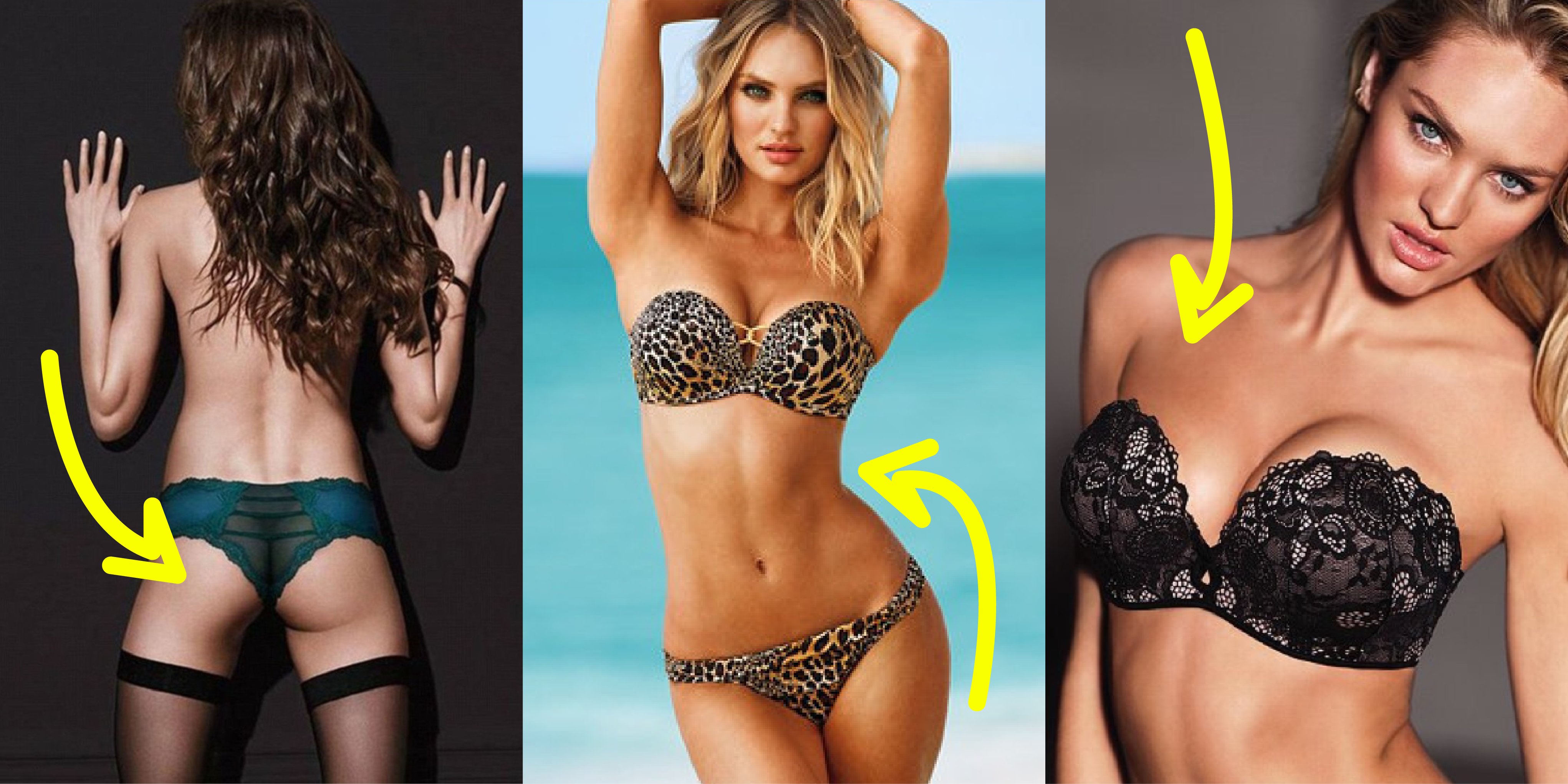 Cosmopolitan X:ssä: What Victoria's Secret models look like in swimsuits  WITHOUT Photoshop:   / X