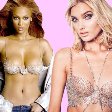 Britney Spears wearing a million dollar bra from Victoria's Secret