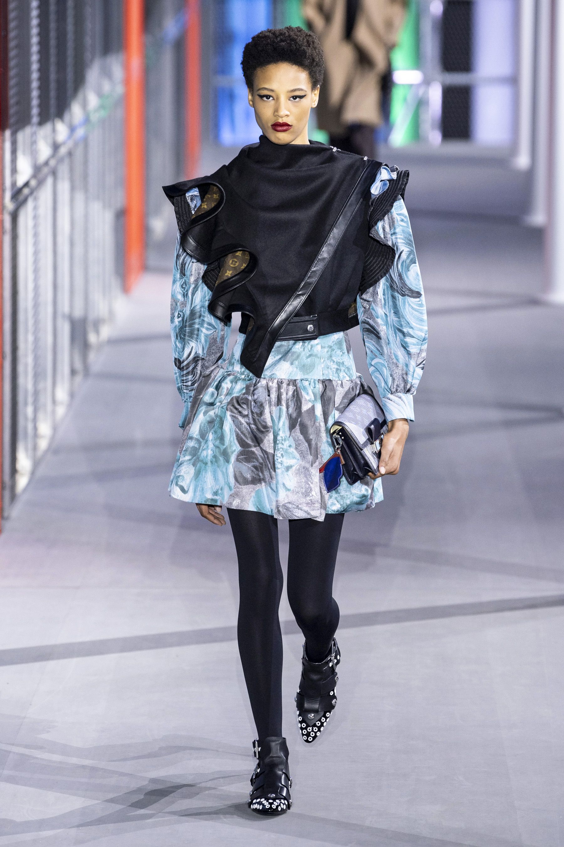LOUIS VUITTON 19SS ランウェイモデルワンピース サイズ34