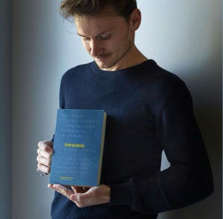 a person holding a book