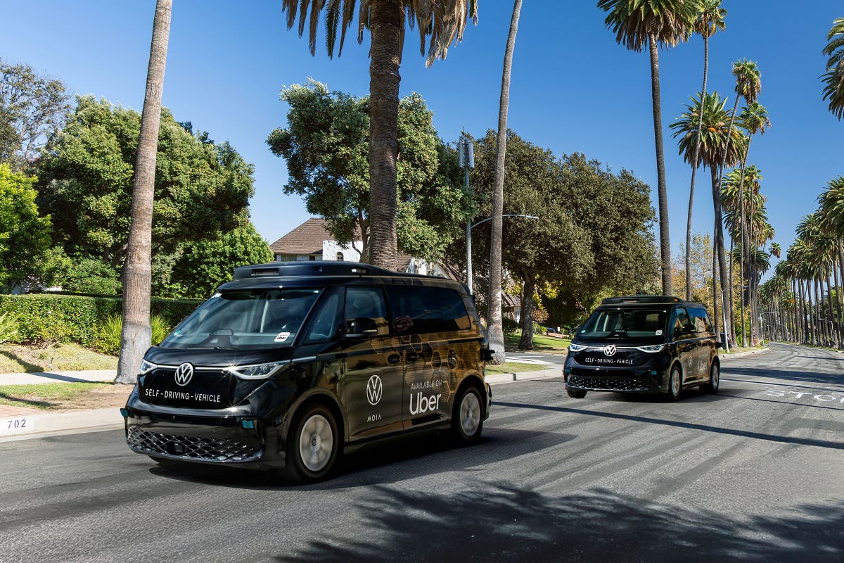 You’ll Soon Be Able to Get a Robotaxi VW ID. Buzz from Uber in This City
