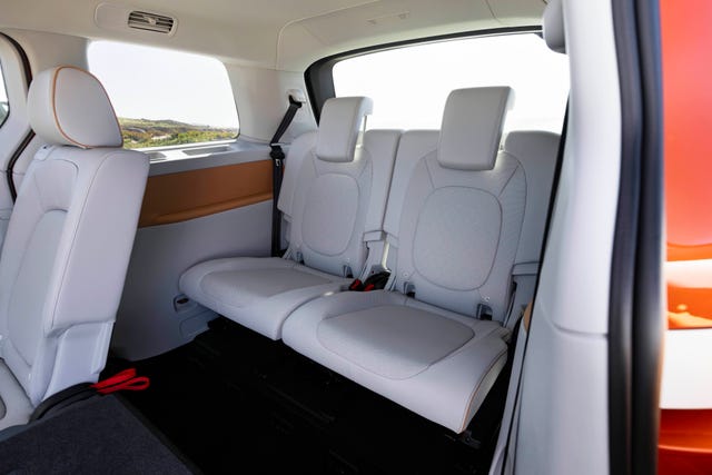 2025 VW ID.Buzz interior showing third-row seat