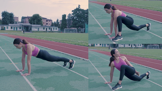 coach del mese elisa baldo animal flow affondo con torsione