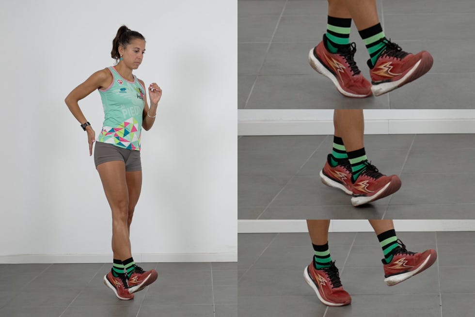 rullata, mobilità caviglia, running coach, alice minetti, coach del mese