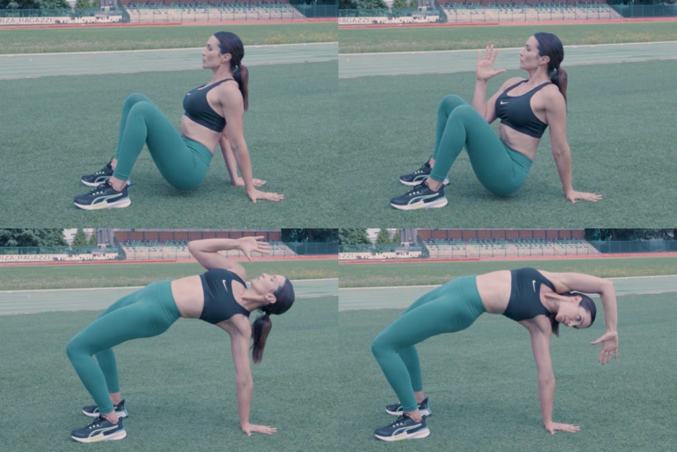 coach del mese elisa baldo animal flow allena la tua corsa glutei e mobilità crab reach