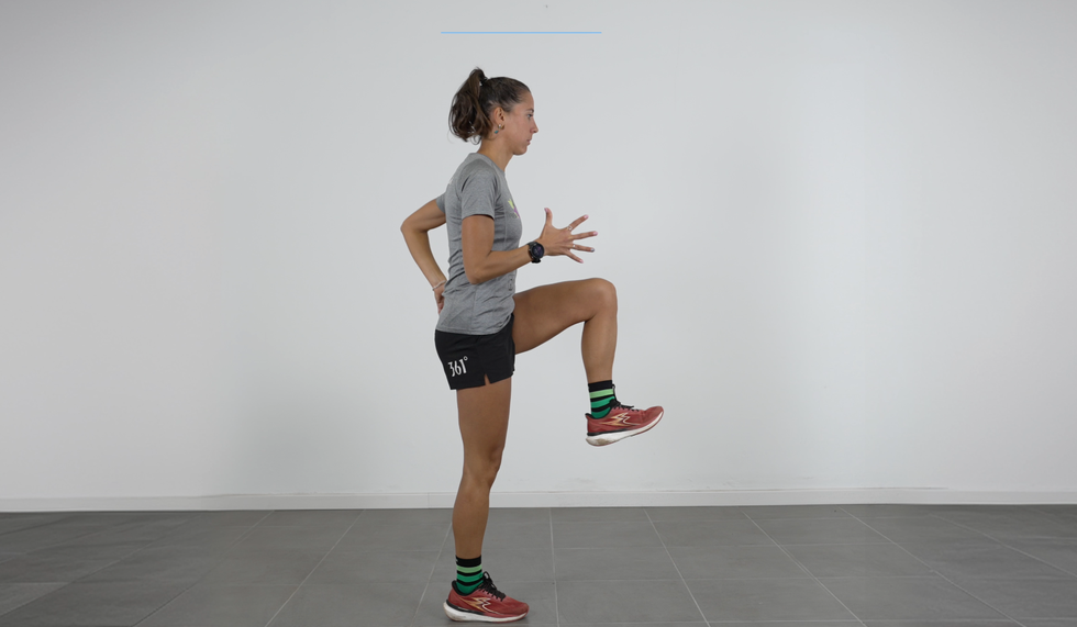 skip, equilibrio, stabilità caviglia, alice minetti, running coach, coach del mese