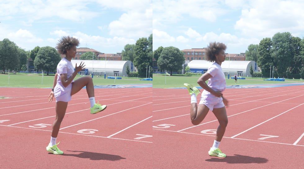 najla, nike running coach, skip, calciata, ritmo della corsa, coach del mese