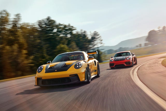 View Photos of the Porsche GT3 RS and Porsche Cayman GT4 RS