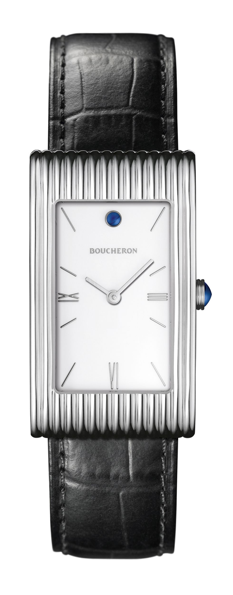 boucheron寶詩龍 reflet系列 ﻿白鋼錶殼，﻿自動上鍊機芯﻿大型腕錶