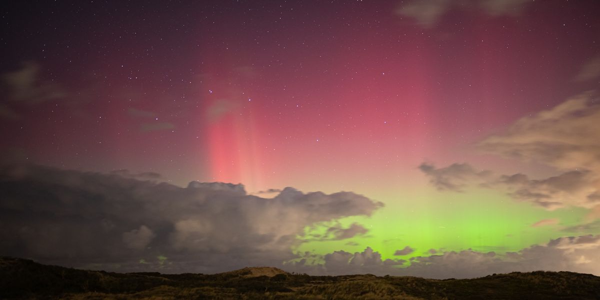 Where do the northern lights in the Netherlands come from?
