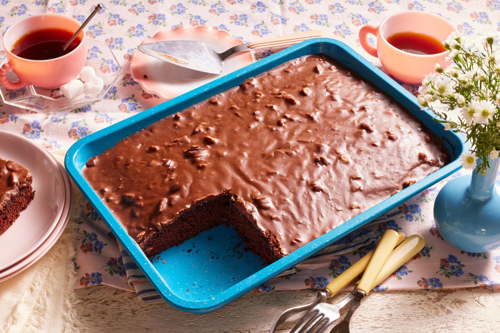 Moist Chocolate Vinegar Cake | What's Cooking