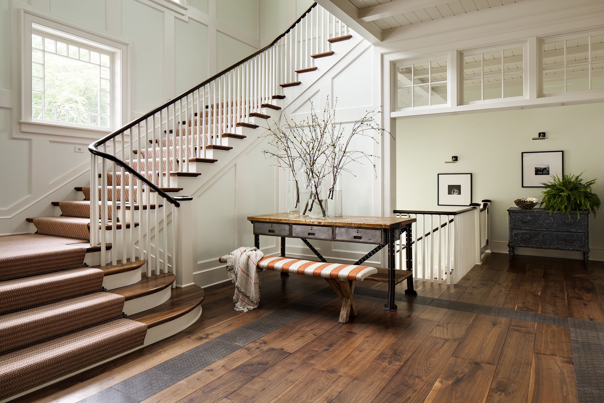 wooden staircases in houses