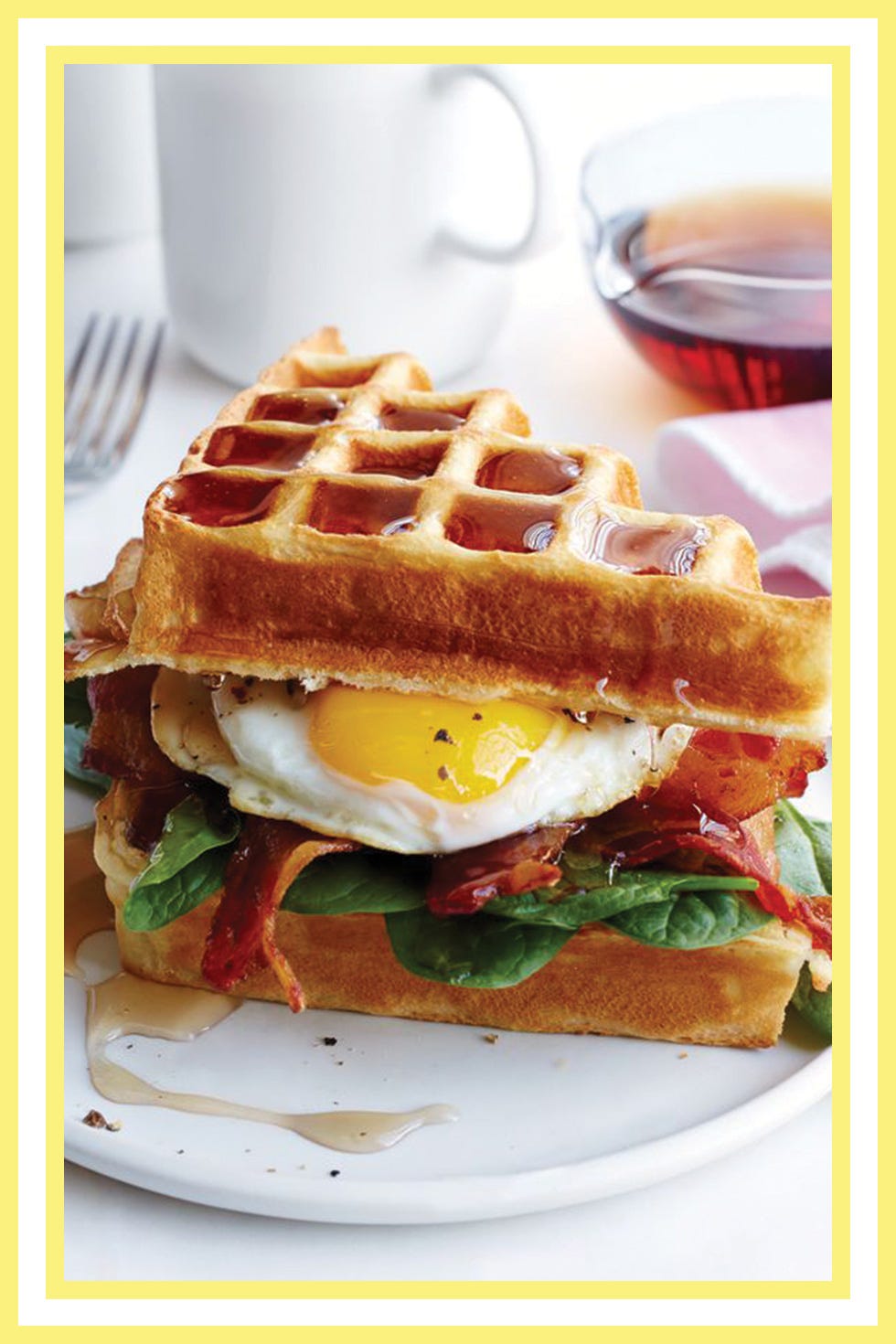 Con Poulos breakfast waffle